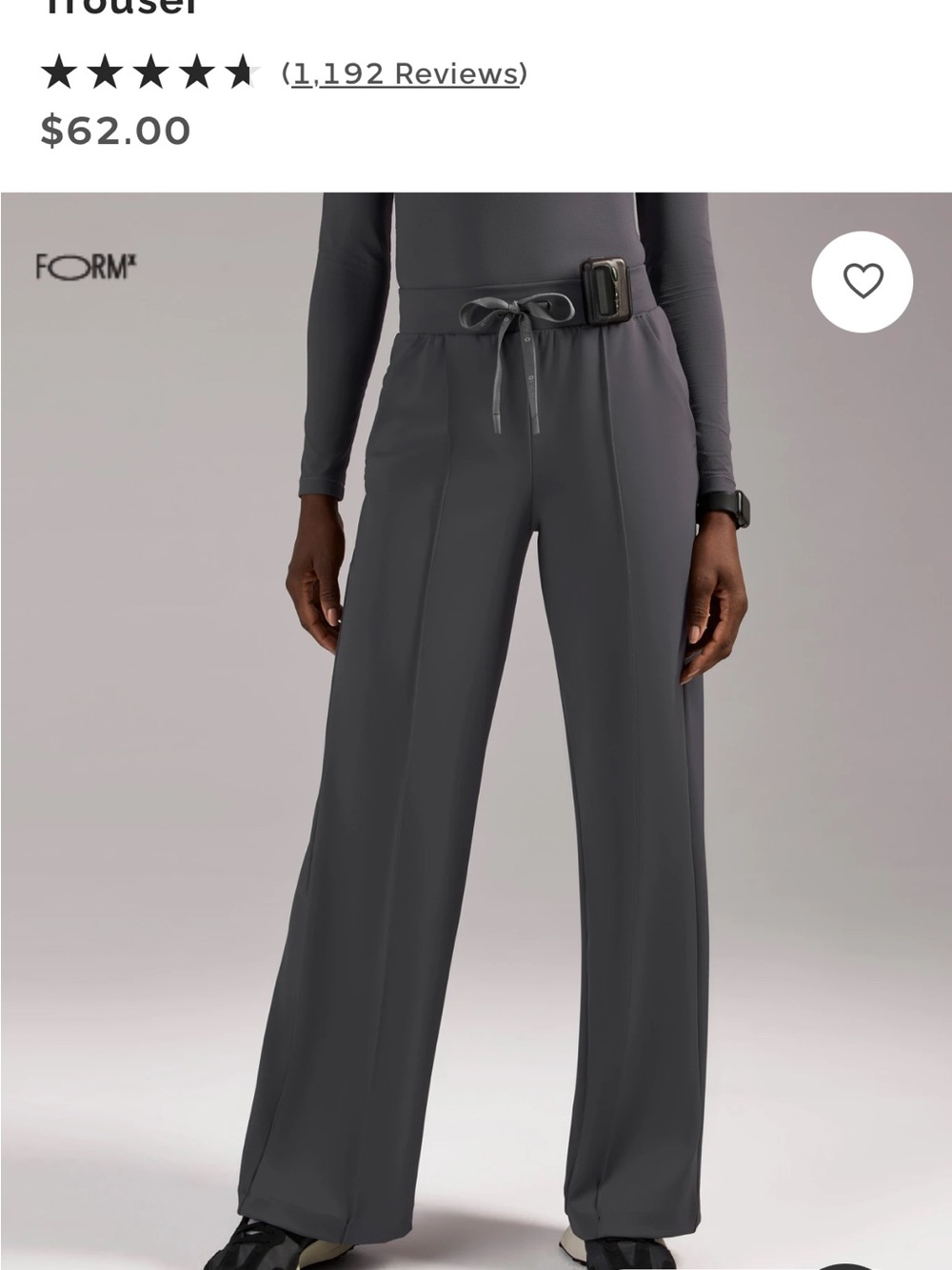 Women’s FIGS Salina High-Rise Wide-Leg Scrub Trouser and Sona V-Neck Top - set - Picture 5 of 13
